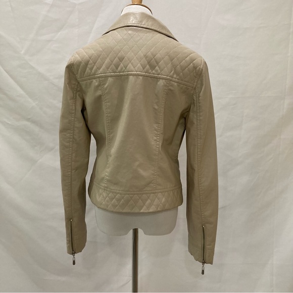 Vegan Leather style moto jacket size M - Picture 5 of 13